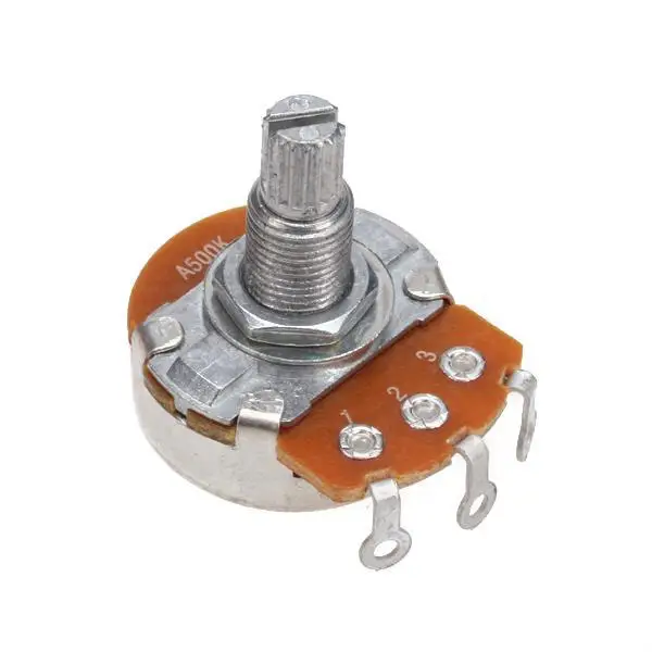 2x A500K OHM Big Control Pot Audio Volume Guitar Potentiometer Shaft Split NEW