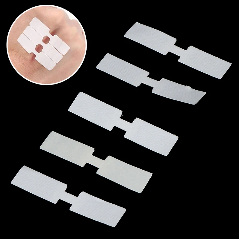 3 Stk/set Draagbare Rits Stropdas Wondsluiting Patch Hemostatische Patch Gewikkeld Snelle Hechtrits Pleister Outdoor Veiligheid Survival