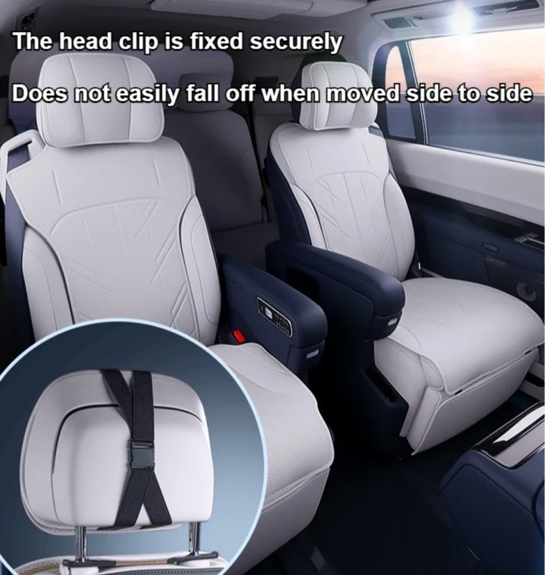 For Zeekr 9X 2025 2026 Car Seat Covers All-Season Full-Cover Seat Cushion Comfortable And Breathable Leather Pad Accessories detail image 3