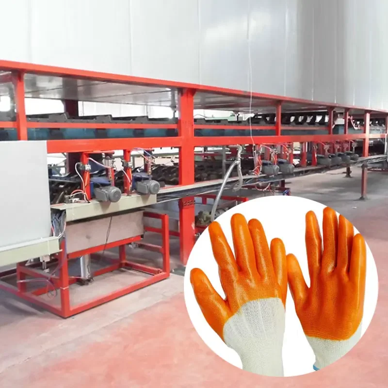 Luvas de látex, semi-automática, máquina de imersão de luvas de mão com revestimento para linha de produção