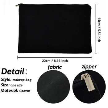 Trousse de Maquillage Imprimée en Français, Do You Want to Be My Witness, Rangement de Toilette en Lin, Sacs à Fermeture Éclair, Cadeau de Mariage pour Témoin 2