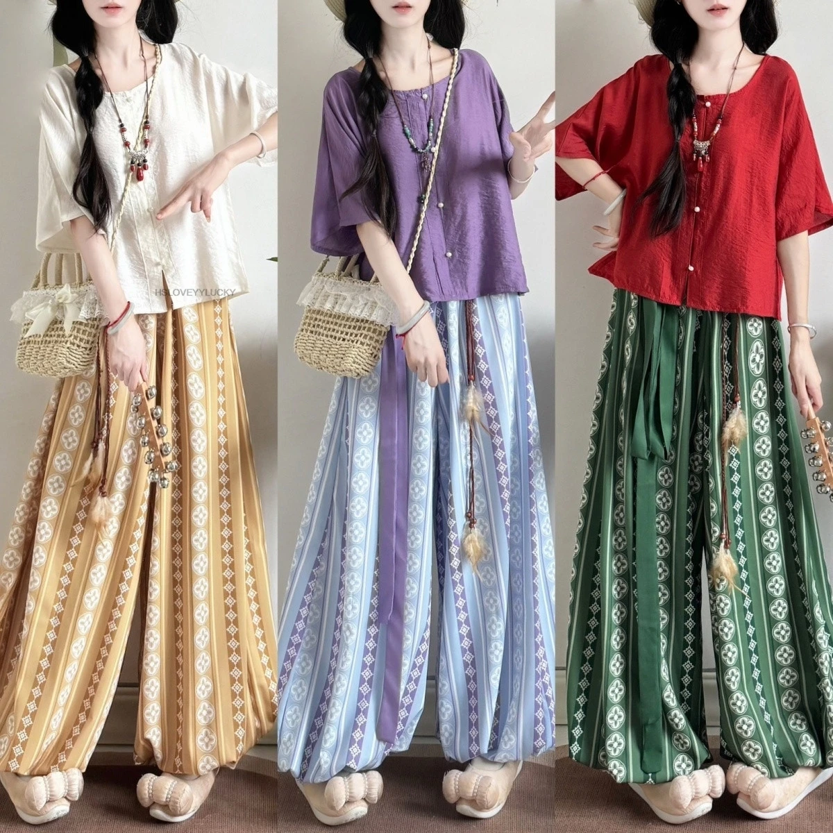 set-hanfu-da-donna-modificato-per-uso-quotidiano-pantaloni-a-gamba-larga-top-con-collo-rotondo-e-vita-elastica-set-in-stile-cinese-per-cosplay-estivo