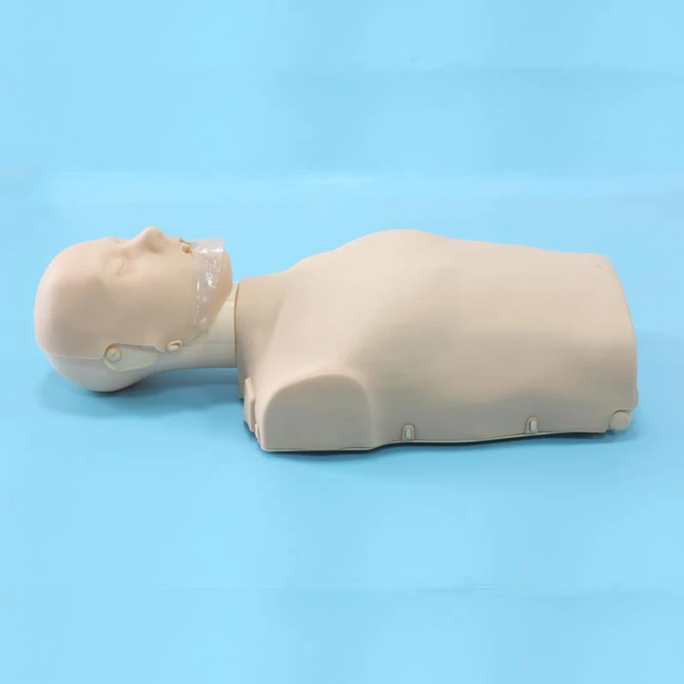 Advanced PVC Material Education Model for Emergency Half Body CRR Manikin with LED Light First Aid Equpment BIX-CPR100A