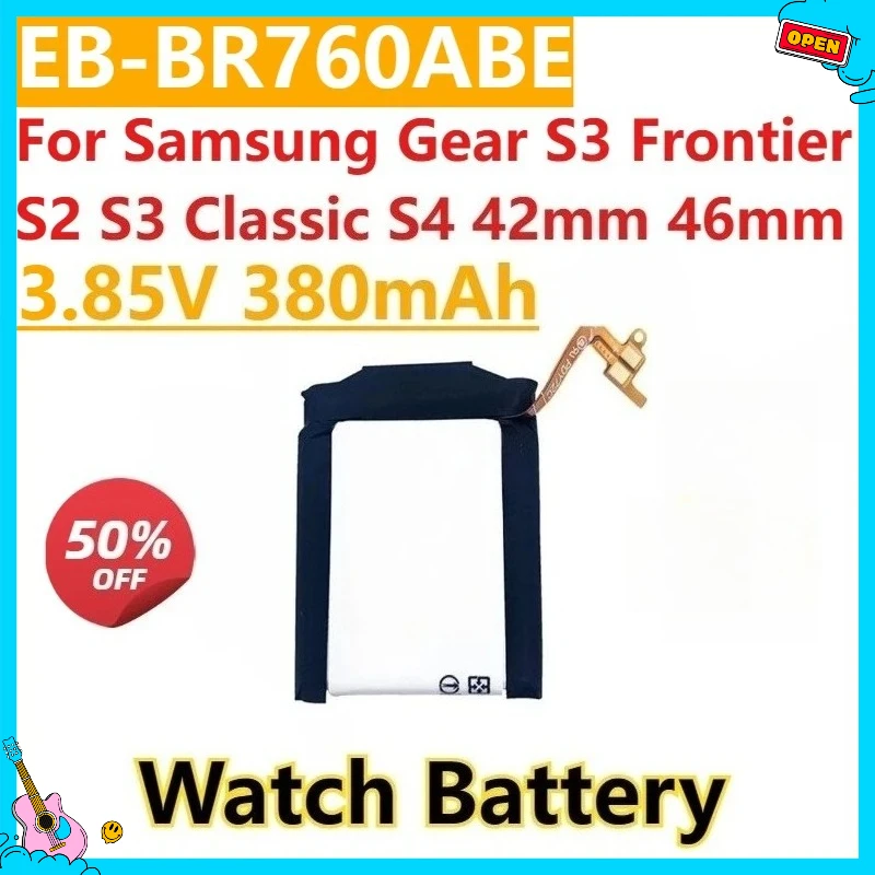 

New 3.8V Battery For Samsung Gear S3 Frontier S2 S3 Classic S4 42mm 46mm SM-R805 SM-R765 SM-R810 SM-R760 SM-R770 SM-R815 SM-R800