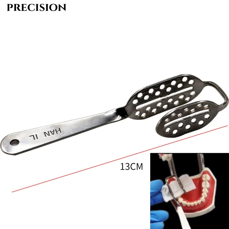 

1Pc Dental Impression Trays Stainless Steel Upper and Lower Autoclavable Teeth Tray Teeth Holder Lab Equipment Tool