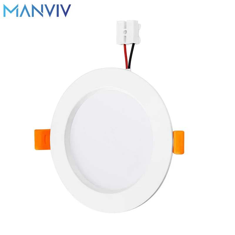 LED Downlight 220V 3W 5W 7W Recessed Round Ceiling Dowm Light Modern Home Lighting LED Recessed Round Panel Light for Bedroom