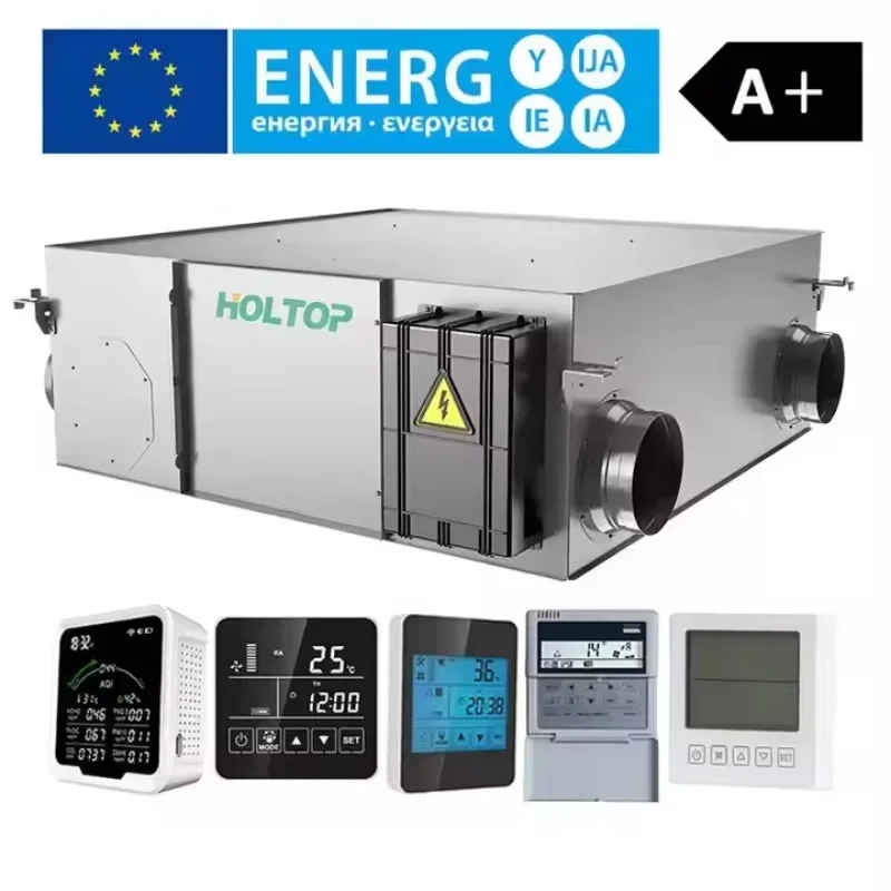 【HOT】Horizontal Ventilation System High Efficiency ERV Ventilation Energy Recovery Balanced Air Recuperator