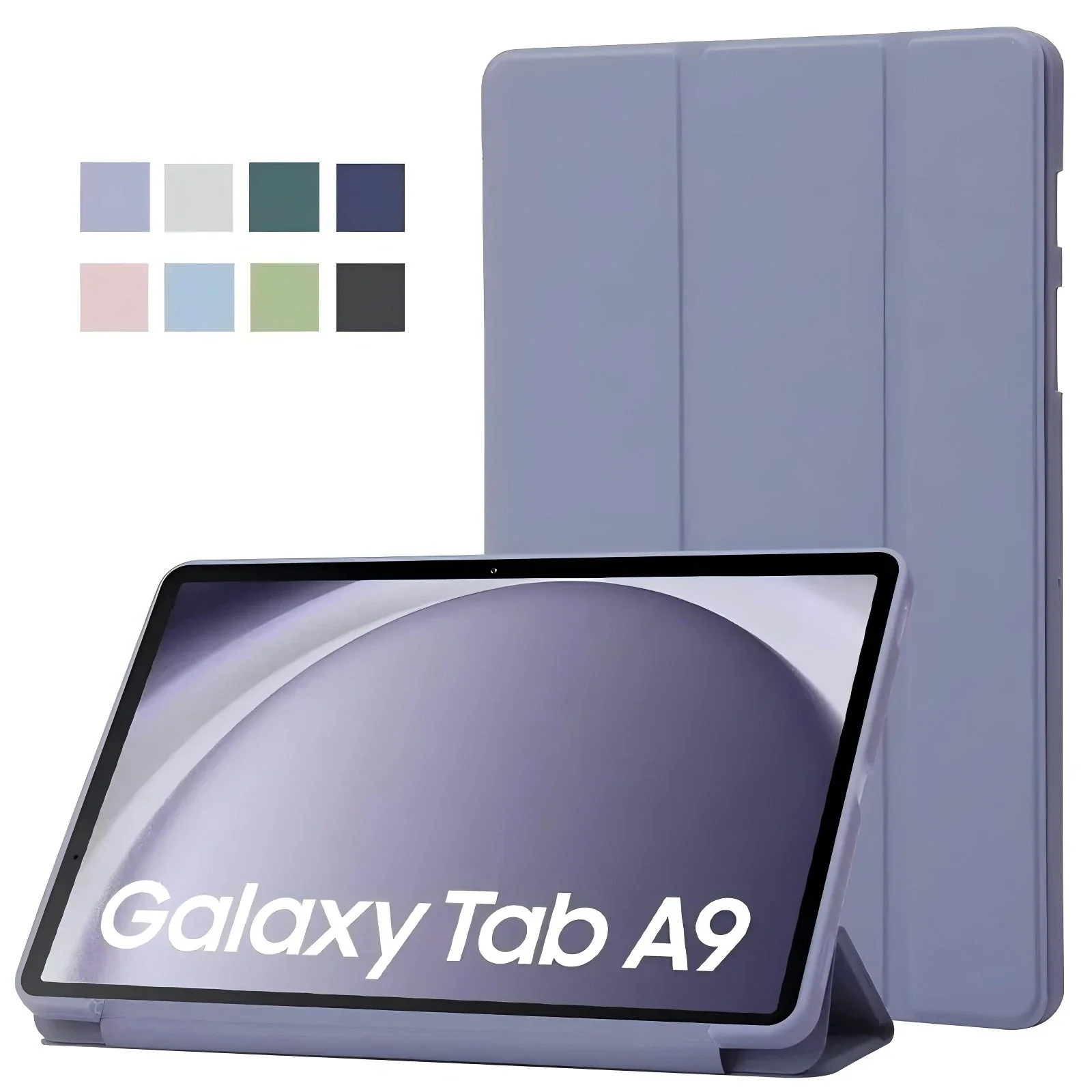 

Для Samsung Tab A9 Plus 11-дюймовый чехол Trifold Leaher с мягкой подставкой для планшета Funda для Galaxy Tab A9 Plus Чехол SM-X210 X216