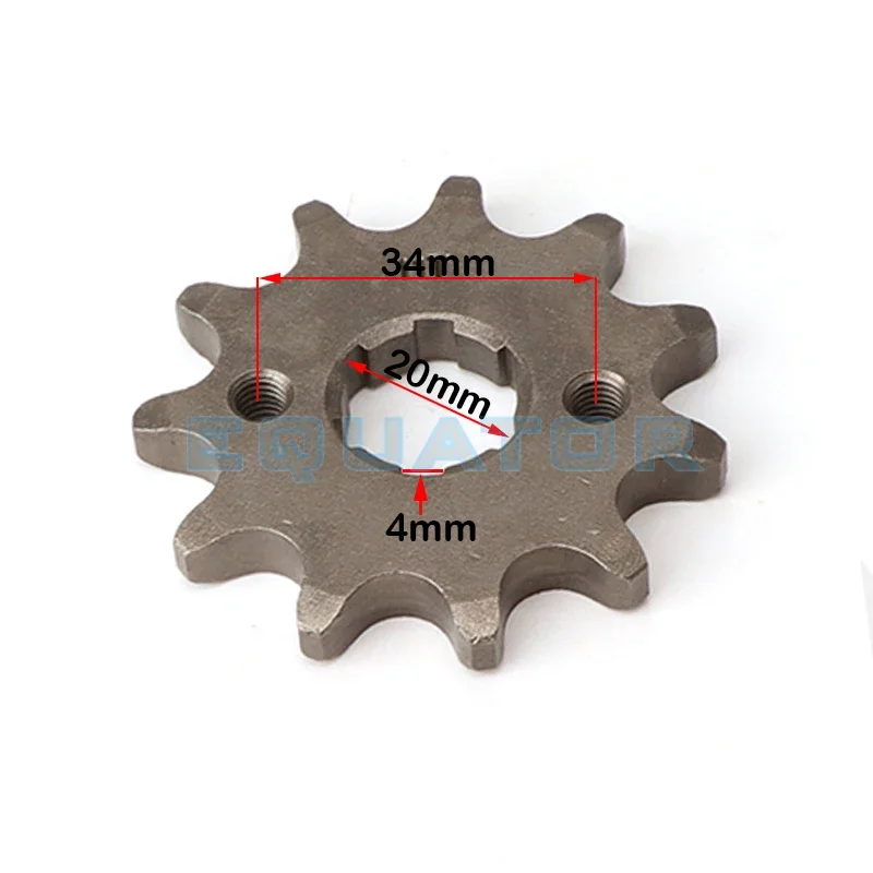 530 Chain 20mm 10 11 12 13 14 15 16 17 18 19 20 21 Teeth Front Engine Sprockets For 200 250cc Dirt Bike ATV Quad Buggy Motorbike