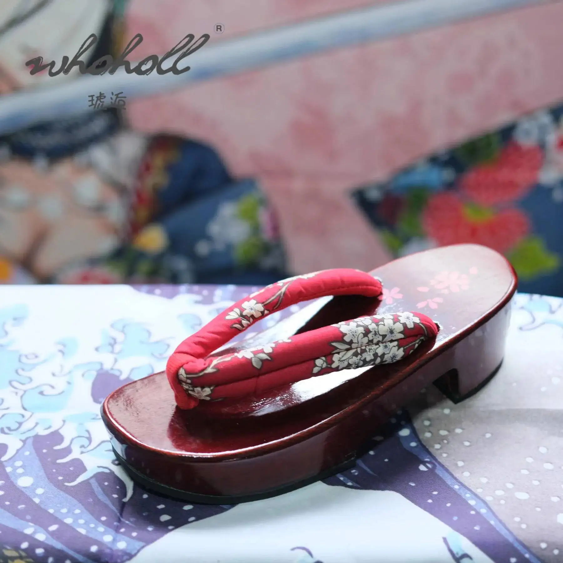 

Japanese Clogs Women Slippers Wooden Geta Sandals Anime Coplay Shoes Flip Flops Thick Sole Slippers Wood Clogs Shoes