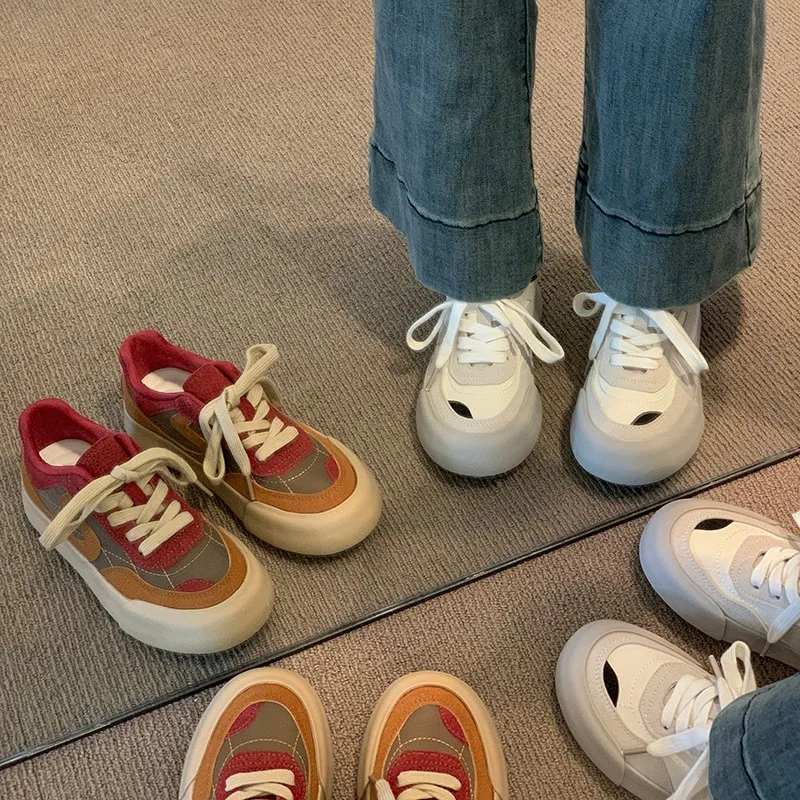 

Женские повседневные кроссовки FAD Z Retro Sle: легкие, мягкие, модные, с перекрестными ремешками, цветными вставками, без шнурков