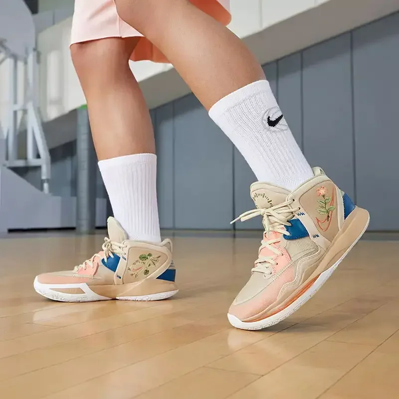 Original Nike Everyday Crew Basketball Quick-Drying Mid-Tube Socks Men's and Women's Identical 3 Pairs White Unisex S M L DA2123