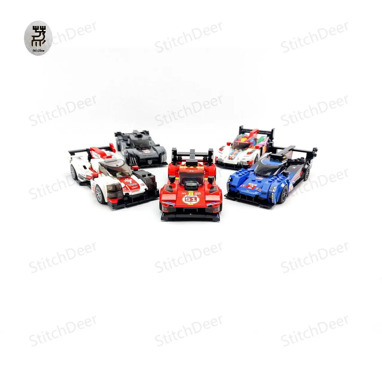 NEW Supercar MOC Speed Champions 90's Legends DIY Racing Building Blocks Vehicle Assemble Model Toy Brick Children Holiday Gift