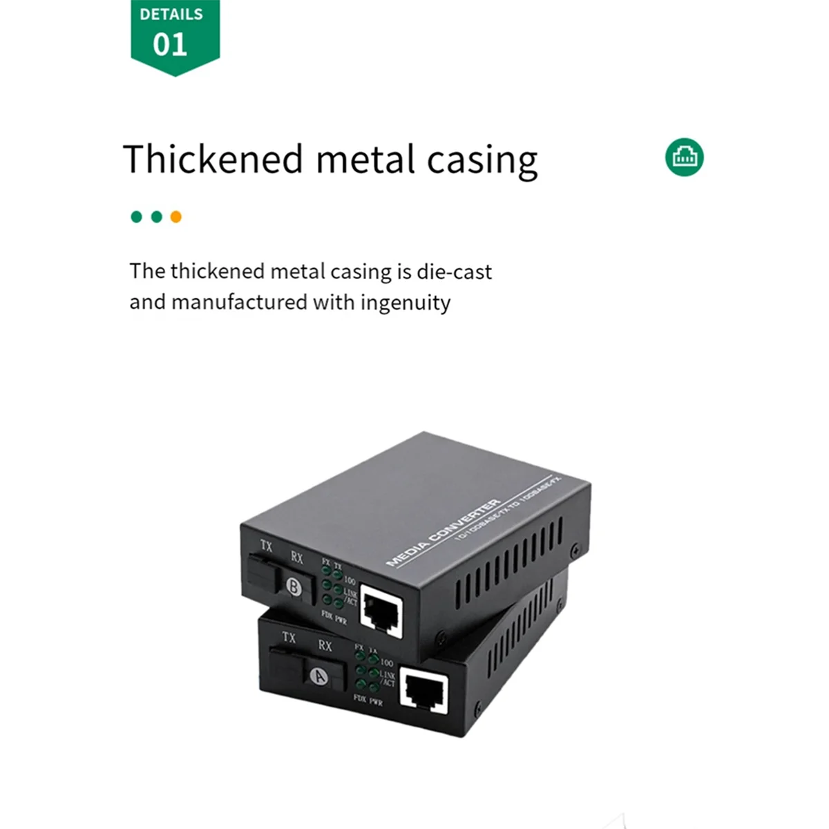 A26P 1 زوج جهاز الإرسال والاستقبال الألياف 100Mbps 20 كجم وضع واحد واحد الألياف SC جيجابت محول الوسائط 1310/1550nm الاتحاد الأوروبي التوصيل