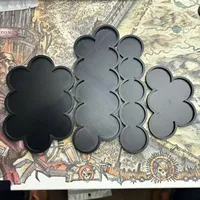 For Warhammer 32mm Round Bases Tray 3D Printed Model Movement Tray