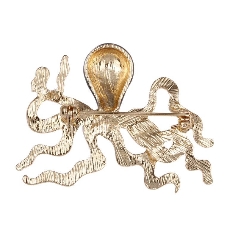 Creative Ocean Octopus Brooch Women Children Party Sea Animal Brooch Accessories Gift Funny Small Accessories Good Gift image 4