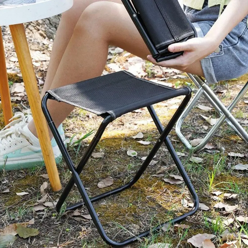 

Portable Multifunctional Outdoor Picnic Camping Folding Small Fishing Accessories Chair Ultra Chair Table S4x8