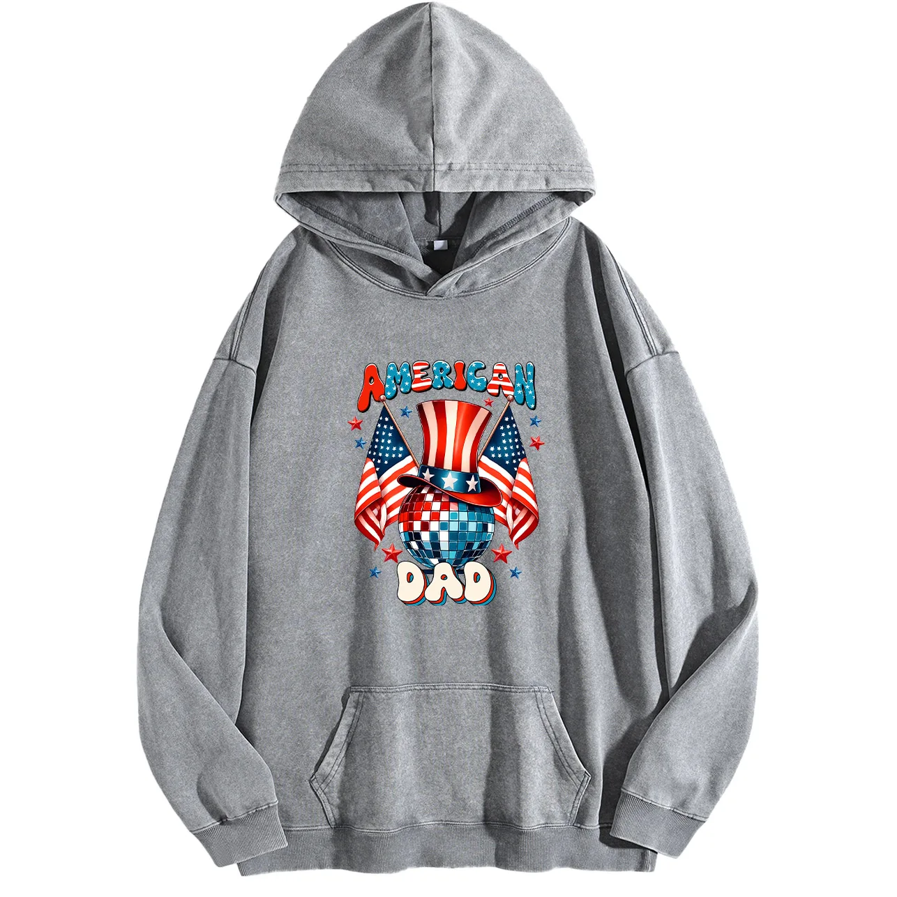 سترة بغطاء للرأس برسومات مغسولة كلاسيكية للرجال من American Dad، بلوفر ريترو المتعثر، سويت شيرت كاجوال ملابس الشارع