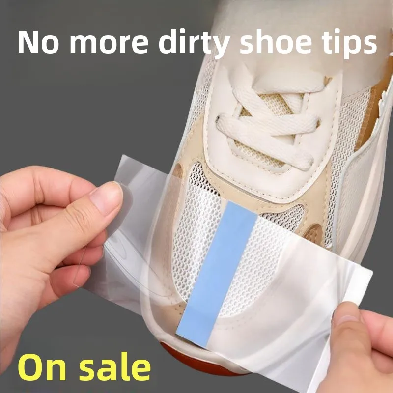 Waterproof Shoe Head Film Dirt Resistant Stickers Transparent Rainproof Non-Slip Student Special Shoe Cover for Outdoor Use