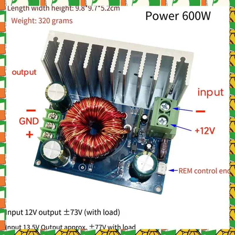 

High-Power Amplifiers Board Boost Power Supply Board DC 12V To Positive And Negative 73V 1 Piece