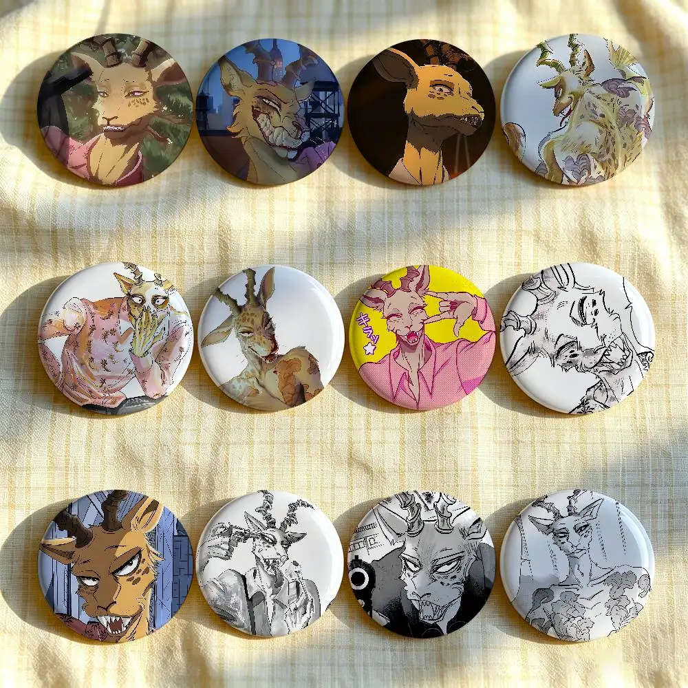 Melon Beastars Badge Pins For Friend, Backpack, Clothing, Collectible Accessories, Jewelry Gift