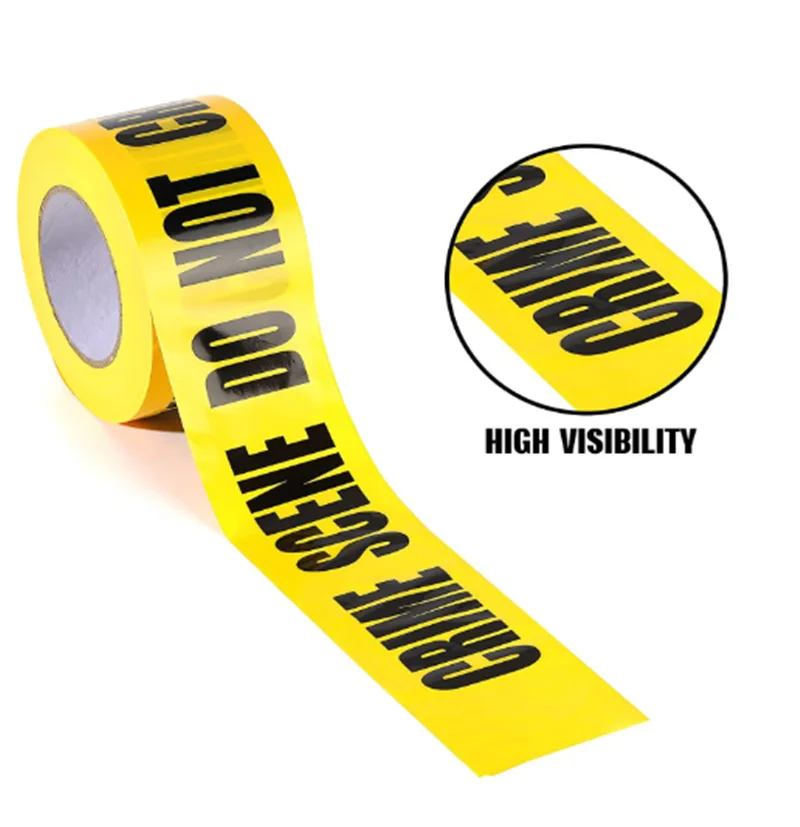 1/Roll 24Mm * 25M Waarschuwingstape Gevaar Waarschuwing Fragiele Barrière Herinneren Diy Sticker Werk Veiligheid Plakband Voor Winkelcentrum Winkel