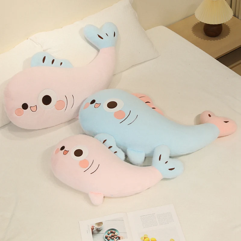 

Плюшевые игрушки в виде рыбок 40/60 см, мягкие и милые морские животные, подушки-рыбки для детей, подарки на день рождения и Рождество