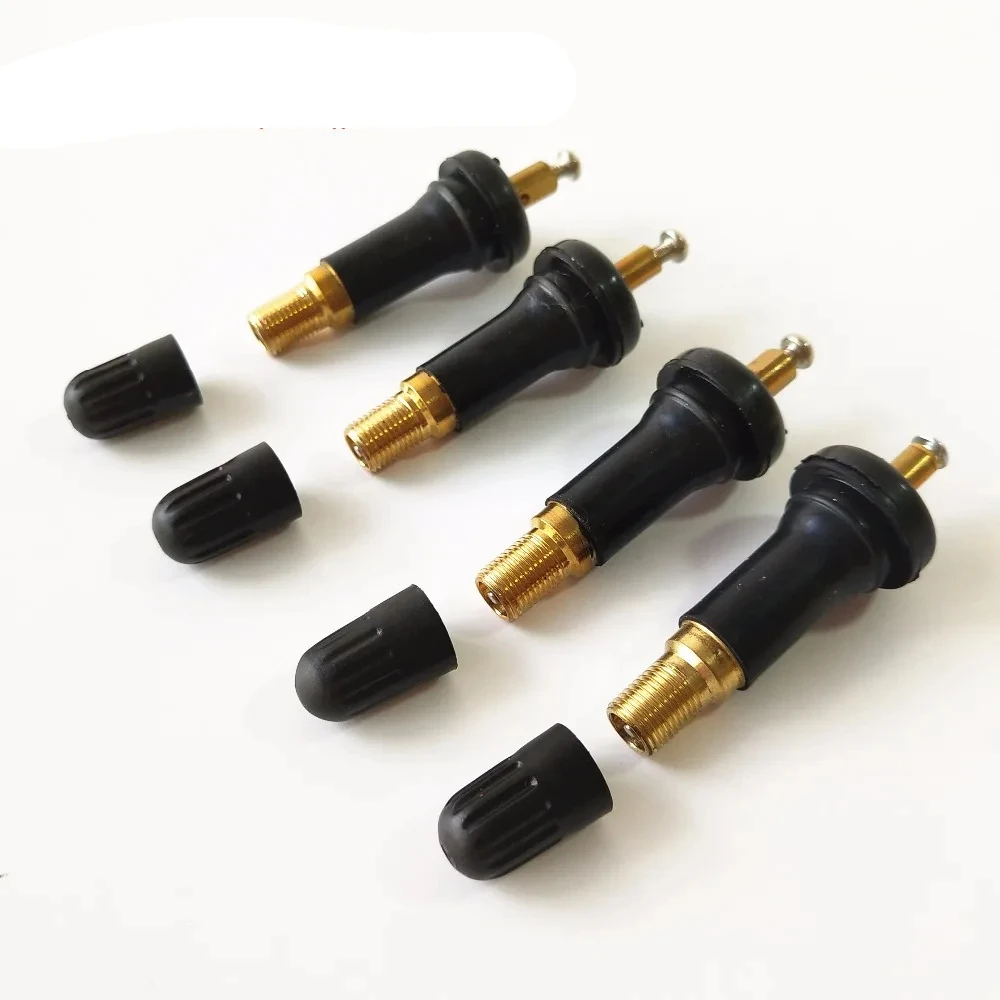 Original 4pcs Rubber Snap In Tpms Valve Stem Service Kit  15263240 20008 9l3z1700a 68058766aa 28194sc000