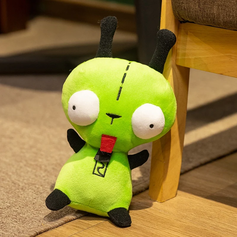 2024 Neue Alien Invader ZIM GIR Hund Plüschfigur Spielzeug Gefüllte Plüsch Grüne Kawaii Puppe Sammlerstück – Detail 3