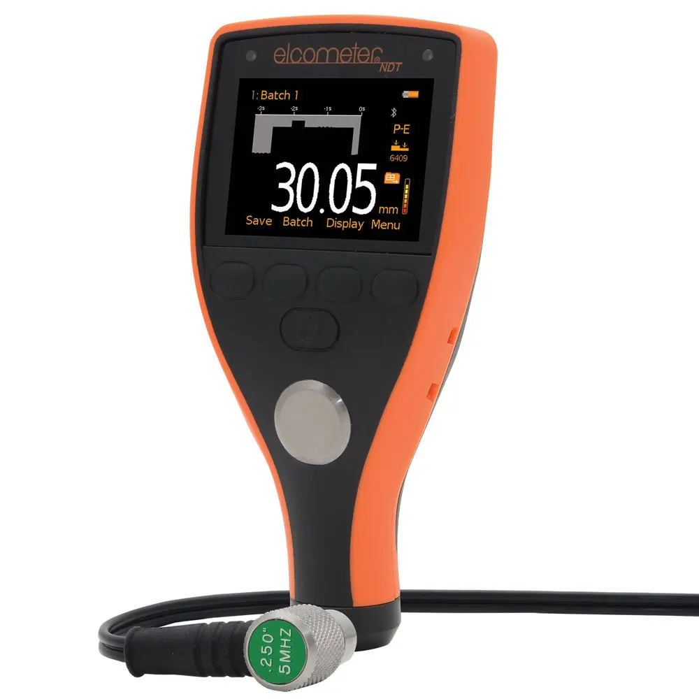 Elcometer MTG8BDL-TXC Digital Ultrasonic Coating Thickness Gauge Tester