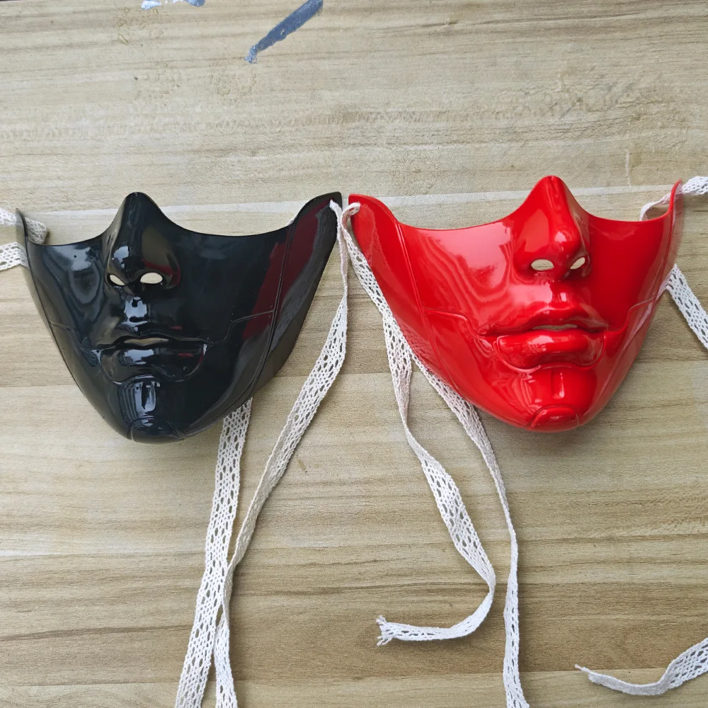 Handicrafts Full Face Mask For Live Streaming Party Cosplay Movie Costume Masquerade Prop Halloween Chrismas Adjustable Retro