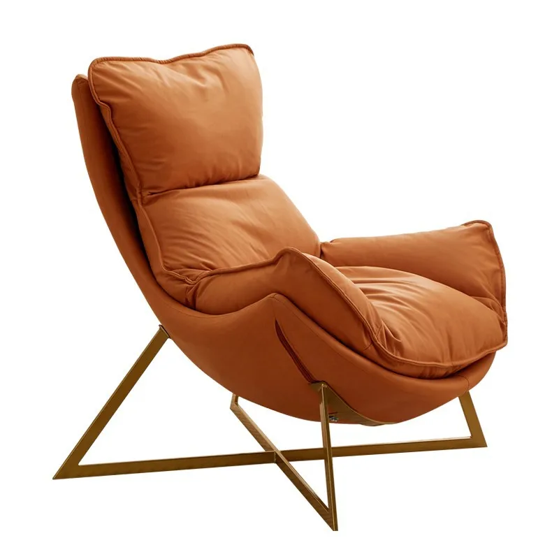 Nordic preguiçoso sofá cadeira sala de estar casa lazer moderno internet celebridade varanda reclinável quarto luz luxo único sofá