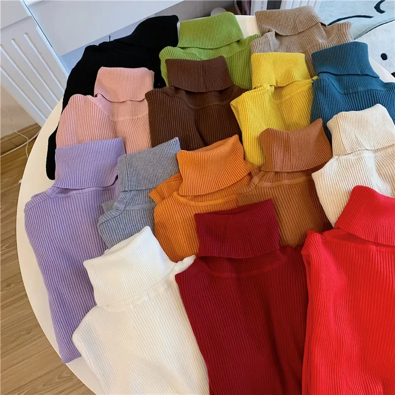 سترات كورية أساسية بلون واحد متعددة الاستخدامات للنساء لخريف وشتاء 2025 سترة نسائية محبوكة ناعمة #1