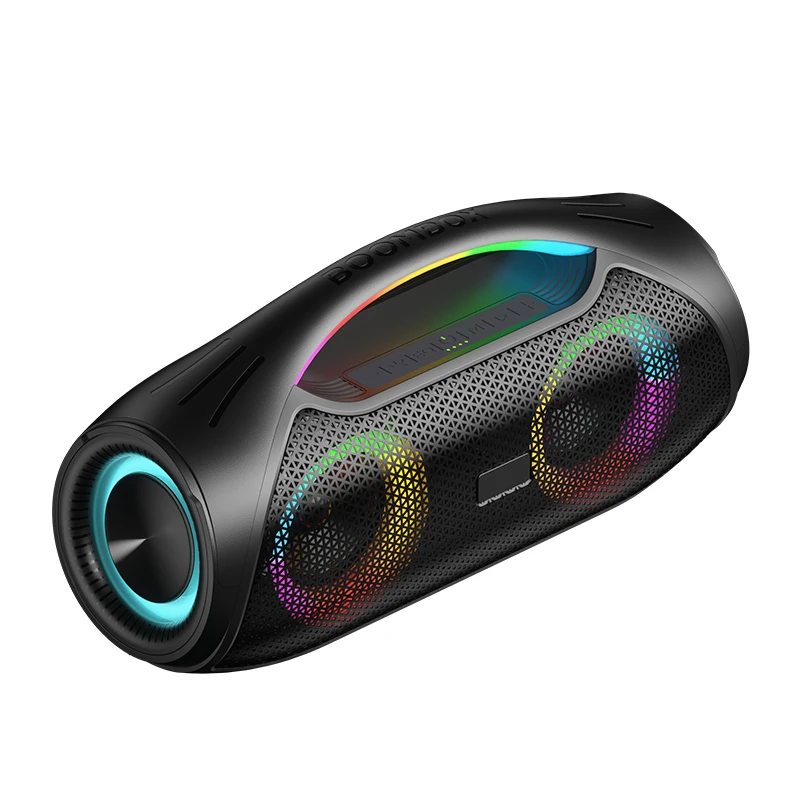 

Портативная беспроводная колонка 80W Boombox Stereo Hifi с RGB-подсветкой, водонепроницаемая, с глубоким басом, для улицы, вечеринок, X2