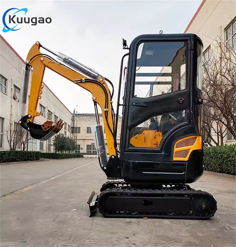 Compact Mini Excavator Mini Hydraulic Excavator 1.8 Ton Chinese Micro Digger minibagger mini excacatorAgricultural Tool Kuugao