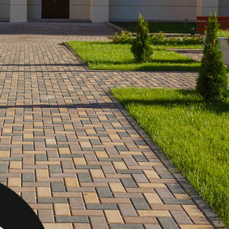 Wholesale Brick Stone Mold Pavement DIY Path Maker Mold Paving Cement Brick Garden Decor