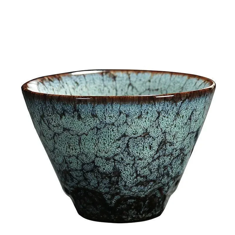 Kiln Change Bucket Hat teacup Pot Set Kung Fu Ceramic Retro Style Home Tableware