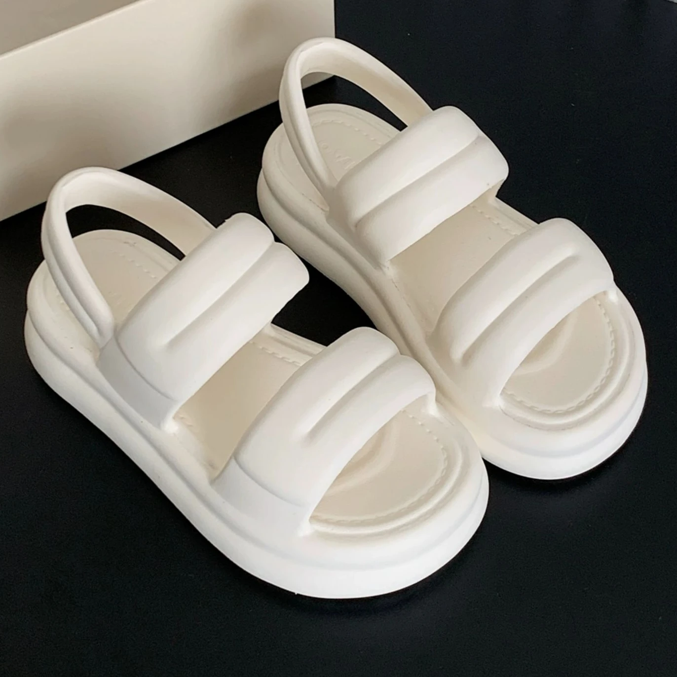 Double Band Soft Sole Thick Bottom Women Slippers Slides Bathroom Beach Indoor Sandals Summer Couple Shoes