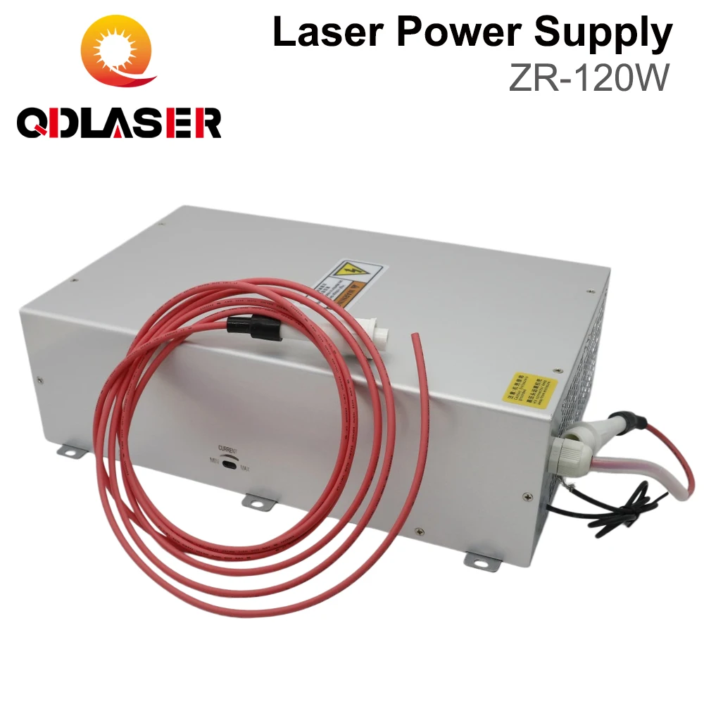 QDLASER 120W Laser Power Supply ZR-120W for CO2 Laser Engraver Cutter Machine Equipment Accessories