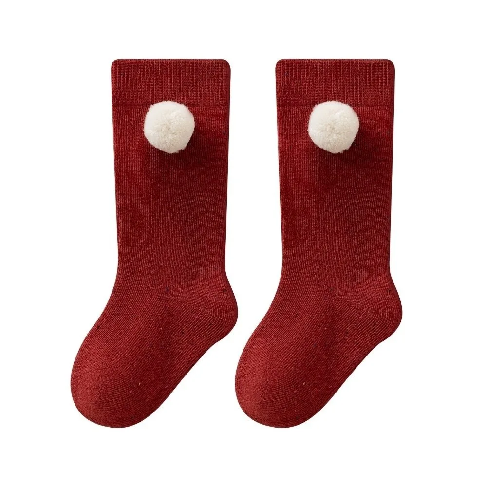 

New Red Compression Stocking Breathable Sweat-absorbing Leg Warmers New Year Socks Autumn Winter