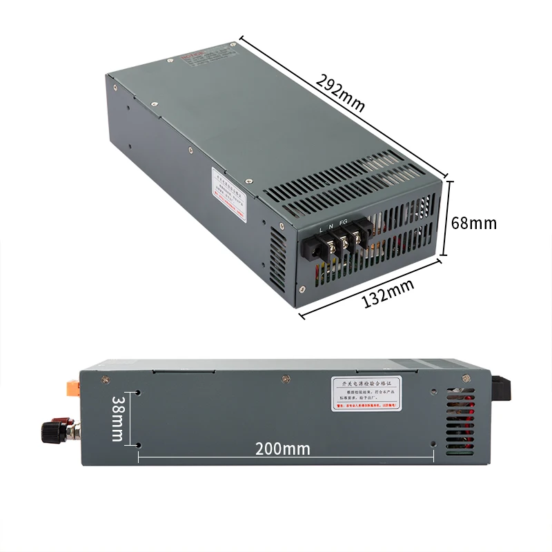 CHUX 1000W 1200W 1500W 2000W Industrial Switching Power Supply Adjustable Dc 12V 24V 36V 48V 55V 110V 220V 300V 350V DC Smps