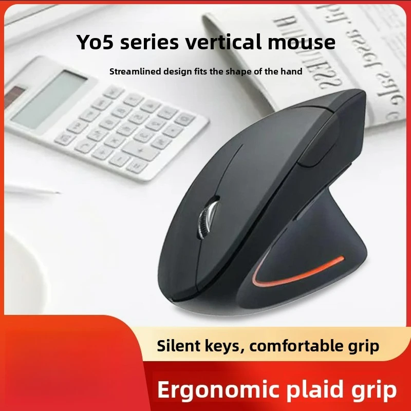 

Беспроводная мышь для ноутбука, настольного ПК, Macbook, Chromebook, вертикальная, эргономичная, бесшумная, оптическая, Bluetooth, перезаряжаемая, с RGB-подсветкой