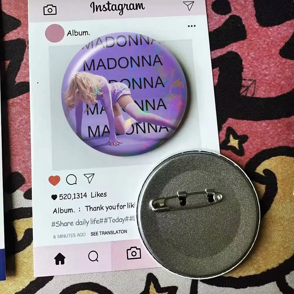 Madonna Confessions I Feel So Free Badge 25 32 44 58 75 mm Round Fans Collect Friends Gifts Brooch Souvenir