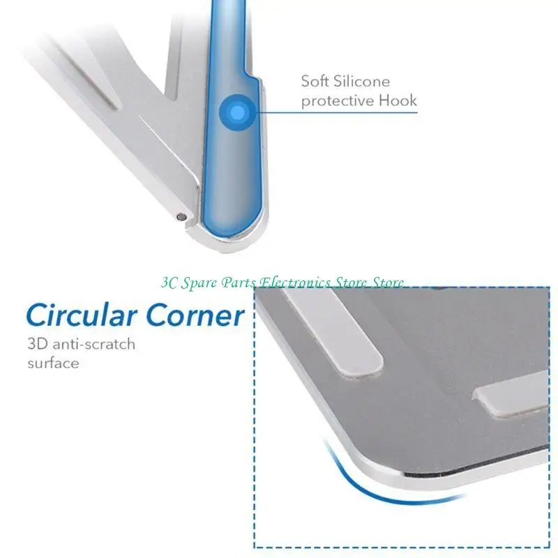 SZ Laptop Stand Adjustable Aluminum Alloy Notebook Tablet Laptop Portable