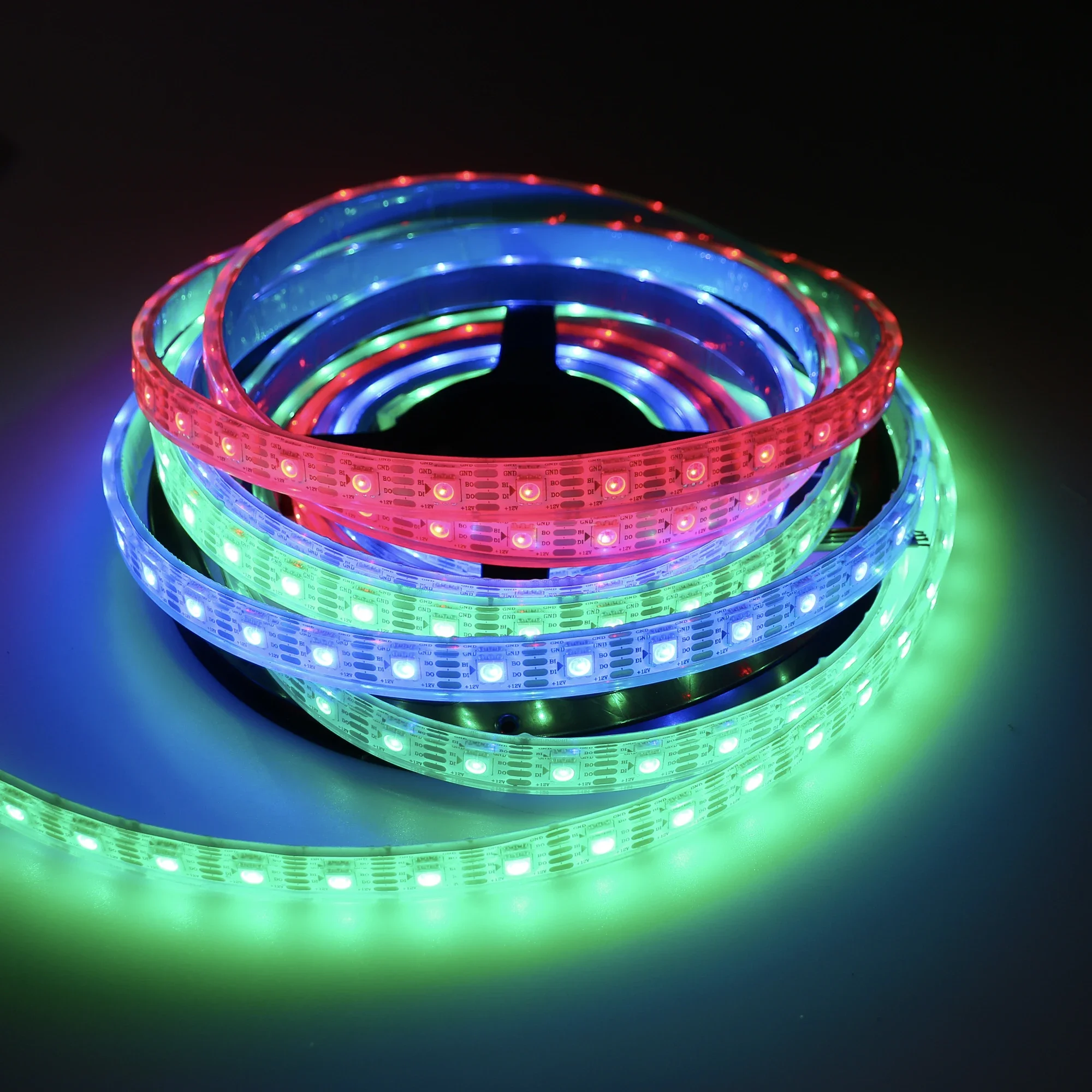 Luzes de tira IP20 IP68 WS2815 60LEDs para decoração de iluminação de teto de casa