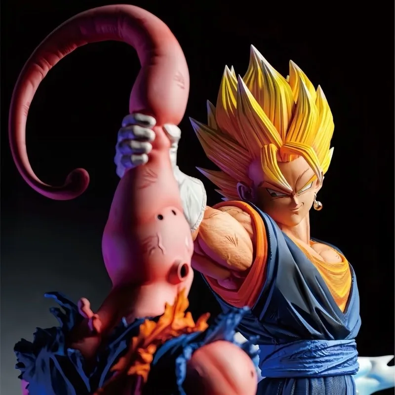

New 32cm Cs Vegetto Vs Buu Model Dragon Ball Action Figure Super Saiyan Pvc Statue Doll Collection Desktop Ornament Toys Gifts