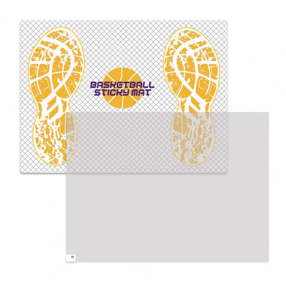 Dust Debris Control Mat Basketball Shoe Traction Board for Court Grip Adhesive Sticky Mat for Dirt Removal for Basketball