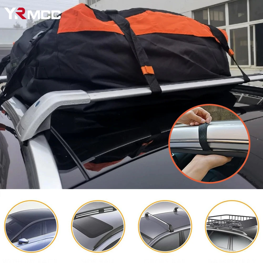 New Cargo Bag Car Roof Cargo Carrier Waterproof Luggage Bag Universal Roof Rack Storage Cube Bag Travel Camping Car Accessories