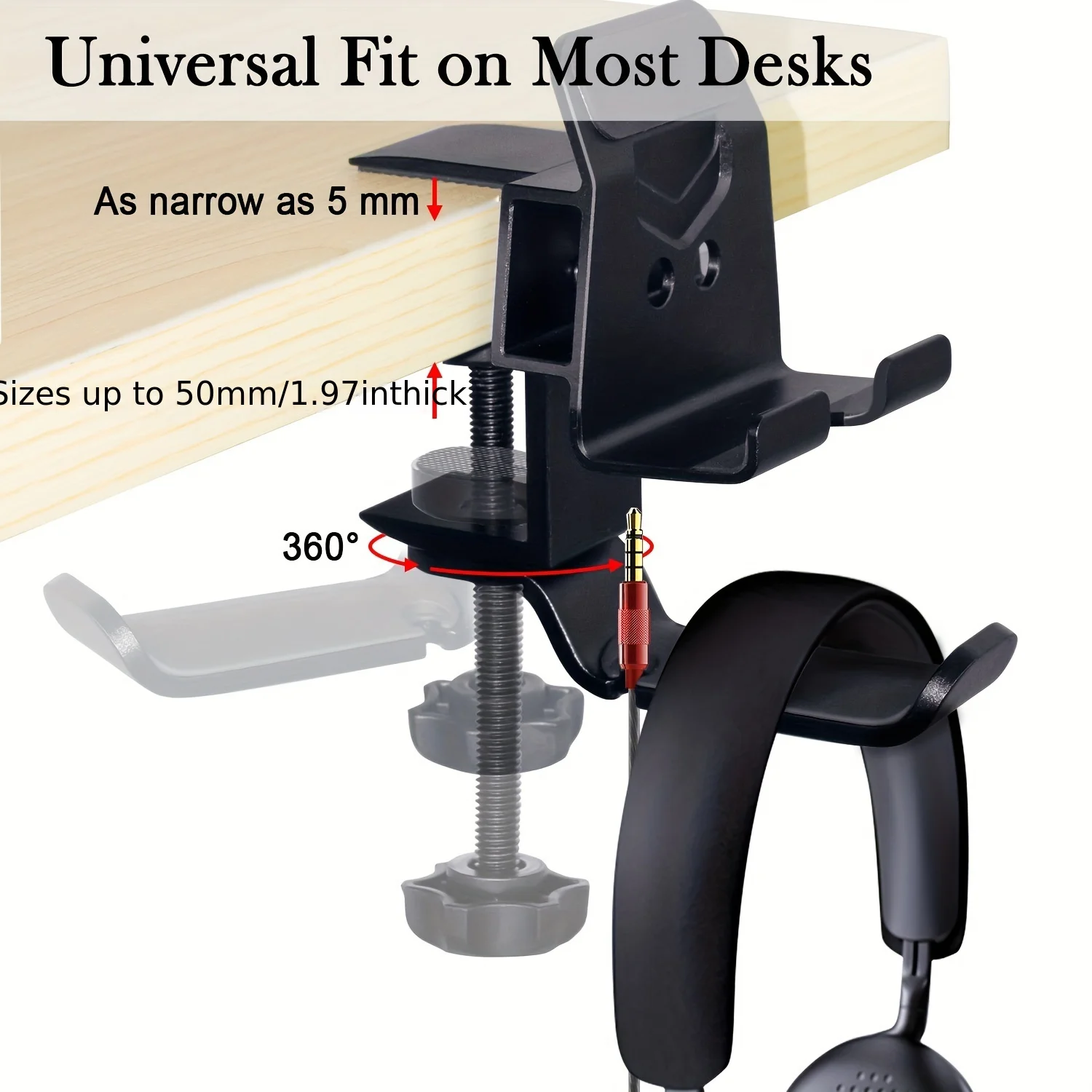 Xboxゲームコントローラーホルダー - Xbox One、PS4、PS3、PS5、Dualshock、Switch、Steelseries対応 デスクヘッドセットコントローラースタンド