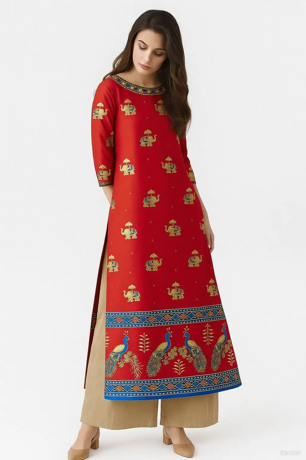 فستان كورتة مريح عصري للنساء المسلمات بحاشية مقطوعة أنبوب مستقيم عباية عرقية غير رسمية فستان نسائي عباية عباية تركية #5